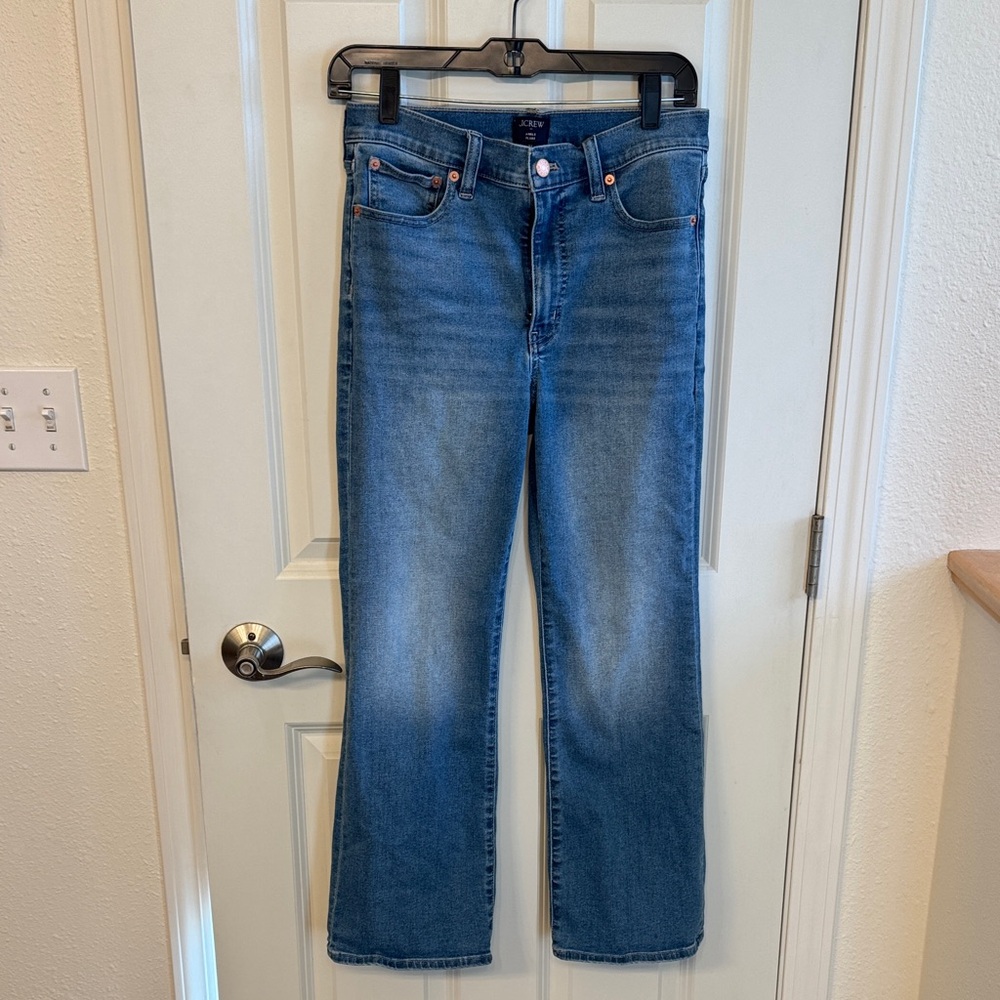 J. Crew Women's Straight-Leg Jeans in Blue Wash